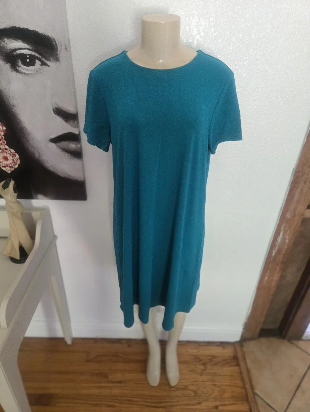 NWT Womens J. Jill Teal Women's Dress Size Medium